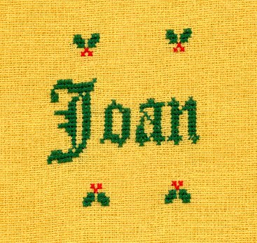 Serviette de table pour Joan
