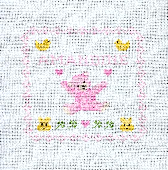 Tableau de naissance pour Amandine