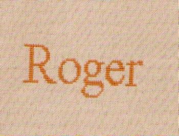 Une serviette pour Roger