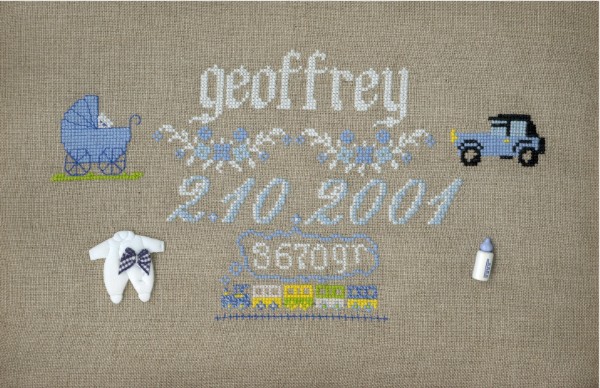 Tableau de naissance de Geoffrey