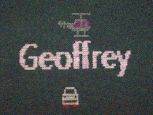 serviette de table pour Geoffrey